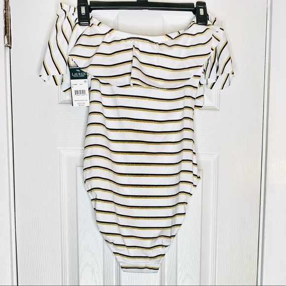 Brand New! Lauren Ralph Lauren One Piece Swimsuit - Picture 8 of 9